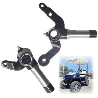 Imagem de LOSTAR Conjunto do eixo dianteiro do carrinho de golfe lado do passageiro para carro clube DS Gas & Electric 1981-2003 substitui 1010344