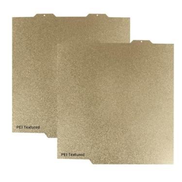 Imagem de Mini placa de construção A1 - folha PEI de aço com mola de 184x184 mm, superfície dupla lisa e texturizada, material H1H PEY PEO PET PEI compatível com impressora Bambulabs A1 Mini 3D(PEI-PEI)