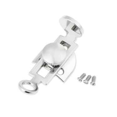 Imagem de Micro Traders Suporte de mão prateado para clarinete conjunto de apoio de polegar adequado para a maioria dos clarinetes