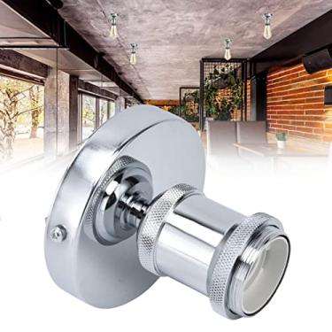 Imagem de Suporte de soquete de lâmpada E26/E27, luminária retrô vintage com retardador, fácil instalação, design moderno e retrô, para cozinha, quarto, sala de estar (prata)