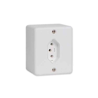 Imagem de Tomada 3p 20a Linha Box Ilumi - Conjunto De Instalação Elétrica