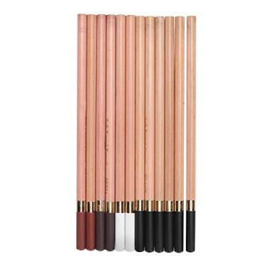 Imagem de Generic Conjunto de Lápis de Desenho, Suprimentos de Arte Em Carvão de Madeira Suave para Estudantes e Profissionais, 12 Peças, Caixa de Presente, Ferramenta de Desenho