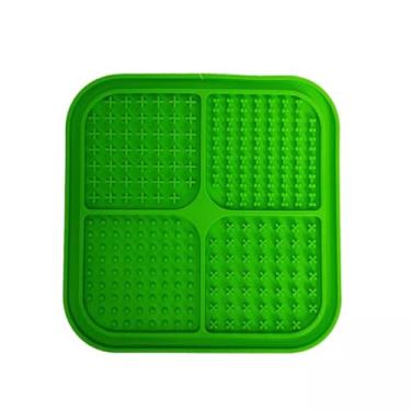 Imagem de Tapete de Lambersão para Cães e Gatos, Comedouro Lento, Borracha Atóxica, com Ventosas, Reduz Ansiedade, para Pequeno Porte