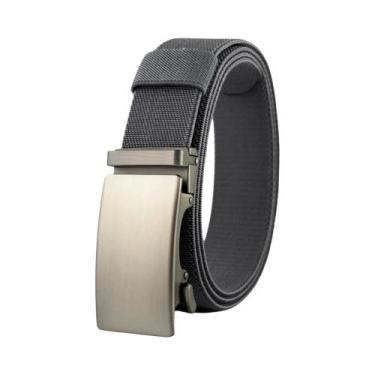 Imagem de Cinto Tático Masculino De Tamanho Grande Em Nylon Elástico Com Fivela 