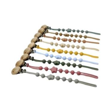 Imagem de Corrente De Silicone Para Mordedor De Bebê, Brinquedo Anti-Queda, Alça