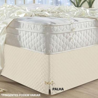 Imagem de Saia Box Matelada Ultrassônico Casal Queen Size ou Conjugado Com Pinge