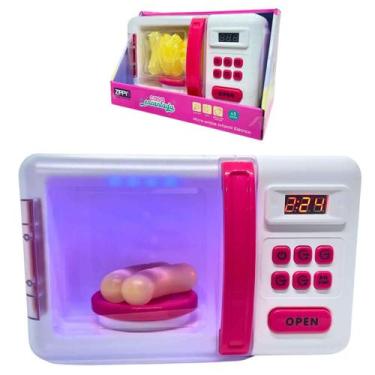 Imagem de Microondas Infantil Casa Encantada Zippy Toys - Com Som Luzes Comida M