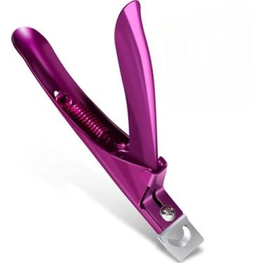 Imagem de Cortador de unhas ajustável, aparador de unhas de aço inoxidável premium para unhas e pontas postiças artificiais, ferramenta de manicure de lâmina afiada para salão de beleza e uso doméstico