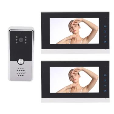 Imagem de Generic de Intercomunicação de Vídeo para Apartamento Com Fio, Kit de Telefone Com Tela LCD de Porta de Vídeo de 7 Polegadas para Residências (Plugue americano AC100-240V)