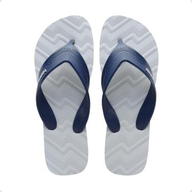 Imagem de Chinelo Masculino Dedo Havaianas Track Waves Fc Cinza-Masculino