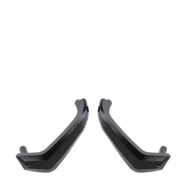 Imagem de Janela manual da maçaneta da porta interna do motorista compatível com Ford Fiesta 2011-2020 Liga de alumínio de aviação de porta interna automática/manual(Silver)