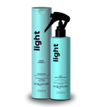 Imagem de Kit Acquaflora Light Shampoo 300ml + Spray Hidratante 240ml
