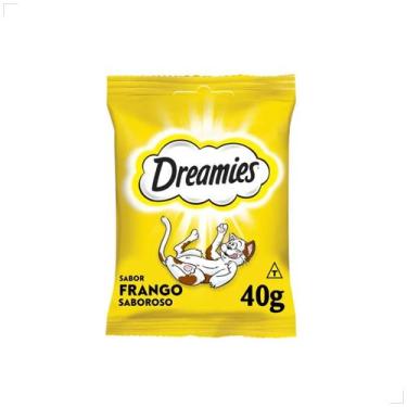 Imagem de Petisco Dreamies para Gatos Adultos 40 g Sabor:Carne, Frango