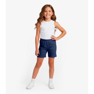 Imagem de Bermuda Ciclista Infantil Básica Soletex Azul, 12, Azul