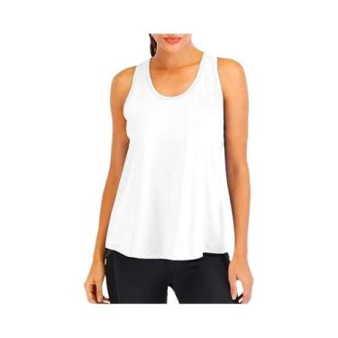 Imagem de Camiseta Feminina De Yoga Sem Mangas De Secagem Rápida, Blusa Solta Pa
