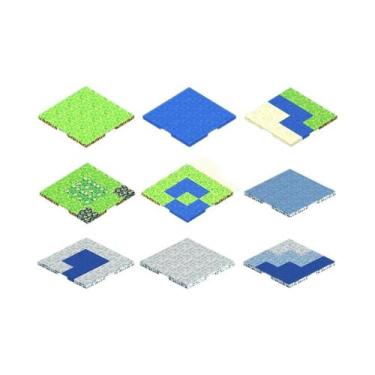 Imagem de Conjunto De Blocos Magnéticos De Construção Com Caixa De Armazenamento