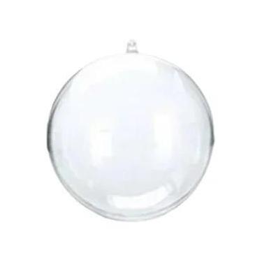 Imagem de Bolas De Natal Transparentes De Plástico 10 Peças Decorações Pendurada