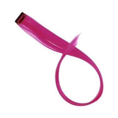 Imagem de Extensão De Cabelo Sintético Longo E Colorido Em Cores Arco-Íris, Roxo