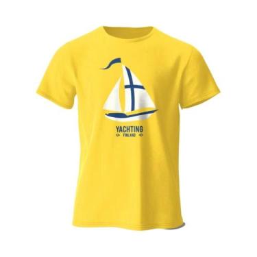 Imagem de Camiseta De Algodão Vintage Oversize Com Estampa Gráfica De Náutica Pa