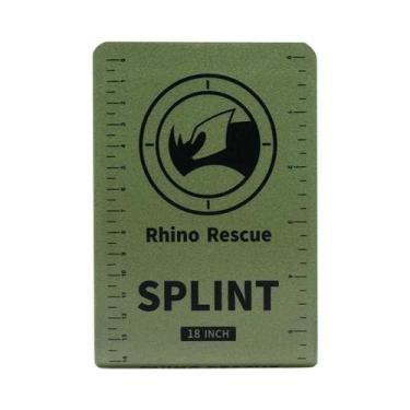 Imagem de Tala De Primeiros Socorros Verde Cinza 36x4.3 Para Camping, Caminhada 