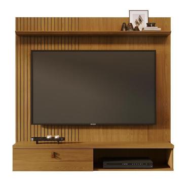 Imagem de Painel Home Suspenso íris Cumaru Para Tv Até 55 Madetec Cumaru