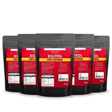 Imagem de Xilitol 2,5Kg - 100% Puro Importado - Red Fit Nutrition - Red Fit Nutr