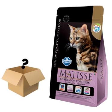 Imagem de Ração Matisse Gatos Adultos Castrados Cordeiro 7,5kg + Surpresa