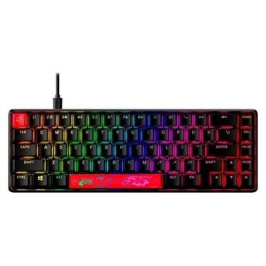 Imagem de Teclado Mecânico Gamer HyperX Alloy Origins 65, Switch RED,  Layout 65%, US, Preto - 4P5D6AA#ABA-Unissex
