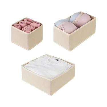 Imagem de Organizador Dobrável Para Roupas Íntimas, Meias E Calças Para Armários