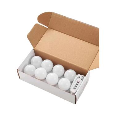 Imagem de Espelho De Maquiagem Ajustável Hollywood Com Lâmpadas LED USB, 3 Cores