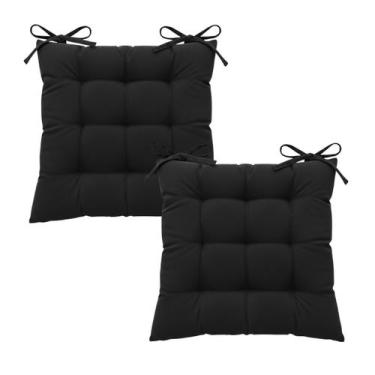 Imagem de Kit Futton 2 unidades 40x40cm Macio C/Diversas Cores Futon Para Cadeir