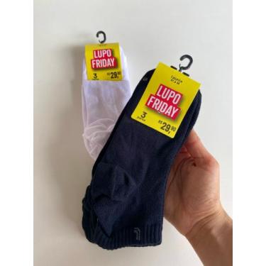 Imagem de Kit de meia Lupo com 9 pares sortidos, 41 ao 44