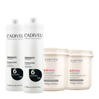 Imagem de Kit Cadiveu Professional Extra Oxidante 6V e Extra Buriti Mechas (4 pr