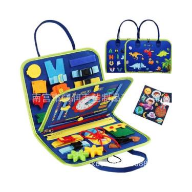 Imagem de Novo Brinquedo Educativo Portátil De Feltro Para Crianças: Quadro De A