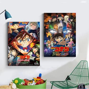 Imagem de Conjunto de pintura de pôster Detective Conan Anime 40x60cm (2 unidades)