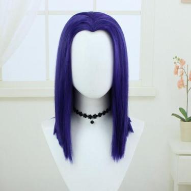 Imagem de Peruca de cosplay Teen Titans Go Ravens para cabelo sintético 38cm - y