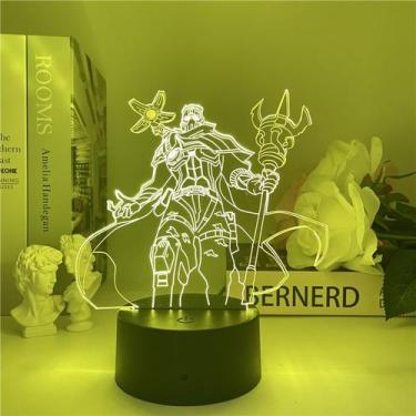 Imagem de Luz noturna LED 3D Lols Mechanicals Overlords Color Changing - Yiweisa