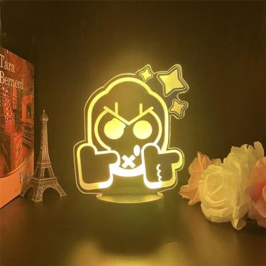 Imagem de Luz noturna LED 3D Brawls Stars Colts que muda de cor para crianças