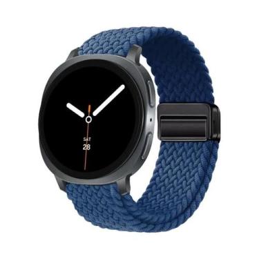 Imagem de Pulseira Magnética De Nylon Trançado Solo Loop De 40mm 44mm 46mm Para 