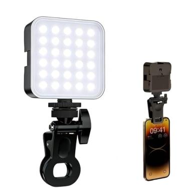 Imagem de H'MASTON Luz LED Portatil Luz para Gravar Video Iluminação para Camera Clip-on Luz Branca Ajuste de Três Níveis de Brilho Bateria Externa (Não Fornecida) ZB01