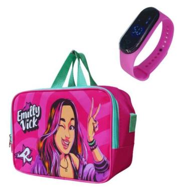 Imagem de Bolsa Térmica Infantil Menina Escolar para Marmita  Bolsinha Infanto J