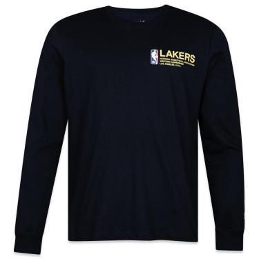 Imagem de Camiseta New Era Manga Longa NBALos Angeles Lakers Institutional Style Masculino-Masculino