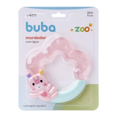Imagem de Mordedor com Água Massageador Resfriável Buba Zoo Unicórnio