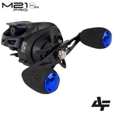 Imagem de Carretilha Pesqueiro BG M21 Slim Pro 6 Rol Carretel Aluminio - Albatro