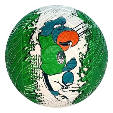 Imagem de Mini Bola Palmeiras Mascote Periquito Dualt Infantil Branco - Branco-Unissex