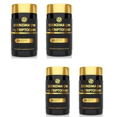 Imagem de Kit 4x Coenzima + Triptofano Premium 500mg 60 cps Floral Ervas-Unissex