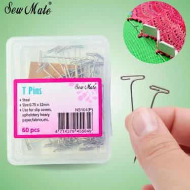 Imagem de Alfinetes em "T" para Blocagem Sew Mate C/60 Unidades
