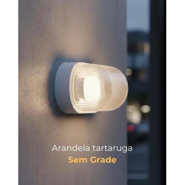 Imagem de Luminária Arandela Tartaruga Ultron Muro Externo Pátio - MadeinSP, bra