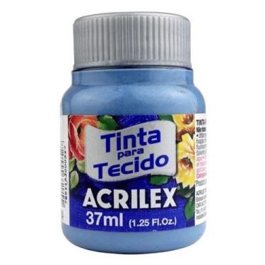 Imagem de Tinta de tecido 37ml Acrilex - Azul Inverno 584 Tinta de tecido 37ml A