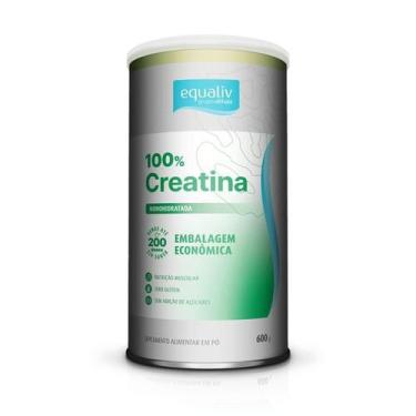 Imagem de Creatina Monohidratada Pura Sem Sabor 600g Equaliv